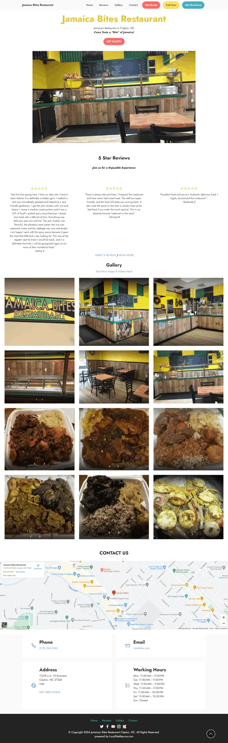 Jamaica Bites Site Refresh